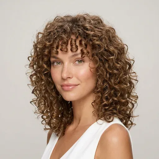 Curly Bangs example