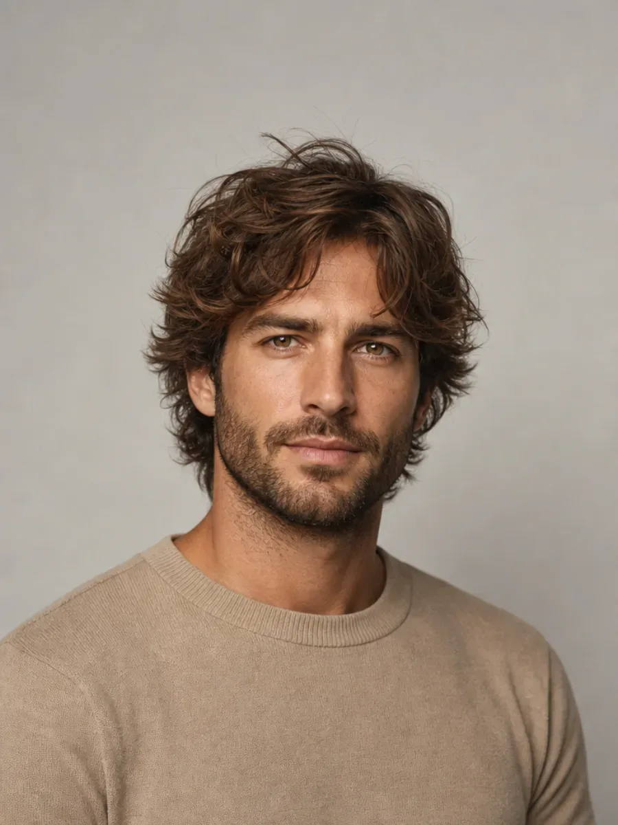 Before the hairstyle filter: Long waves to a crew cut