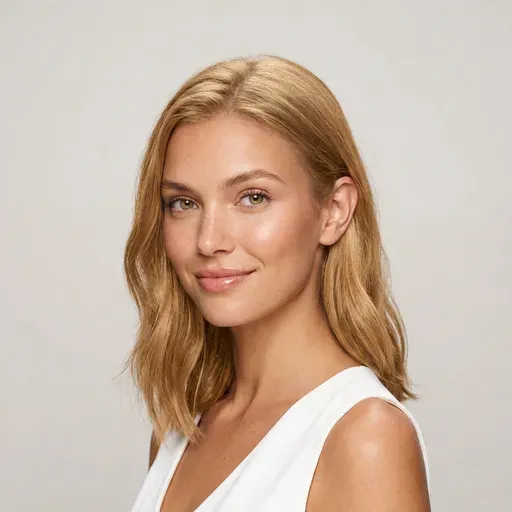 Same model with Honey Blonde hair