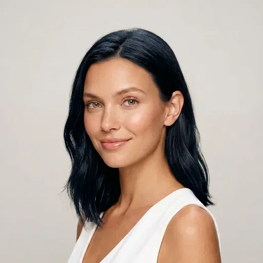 Same model with Jet Black hair