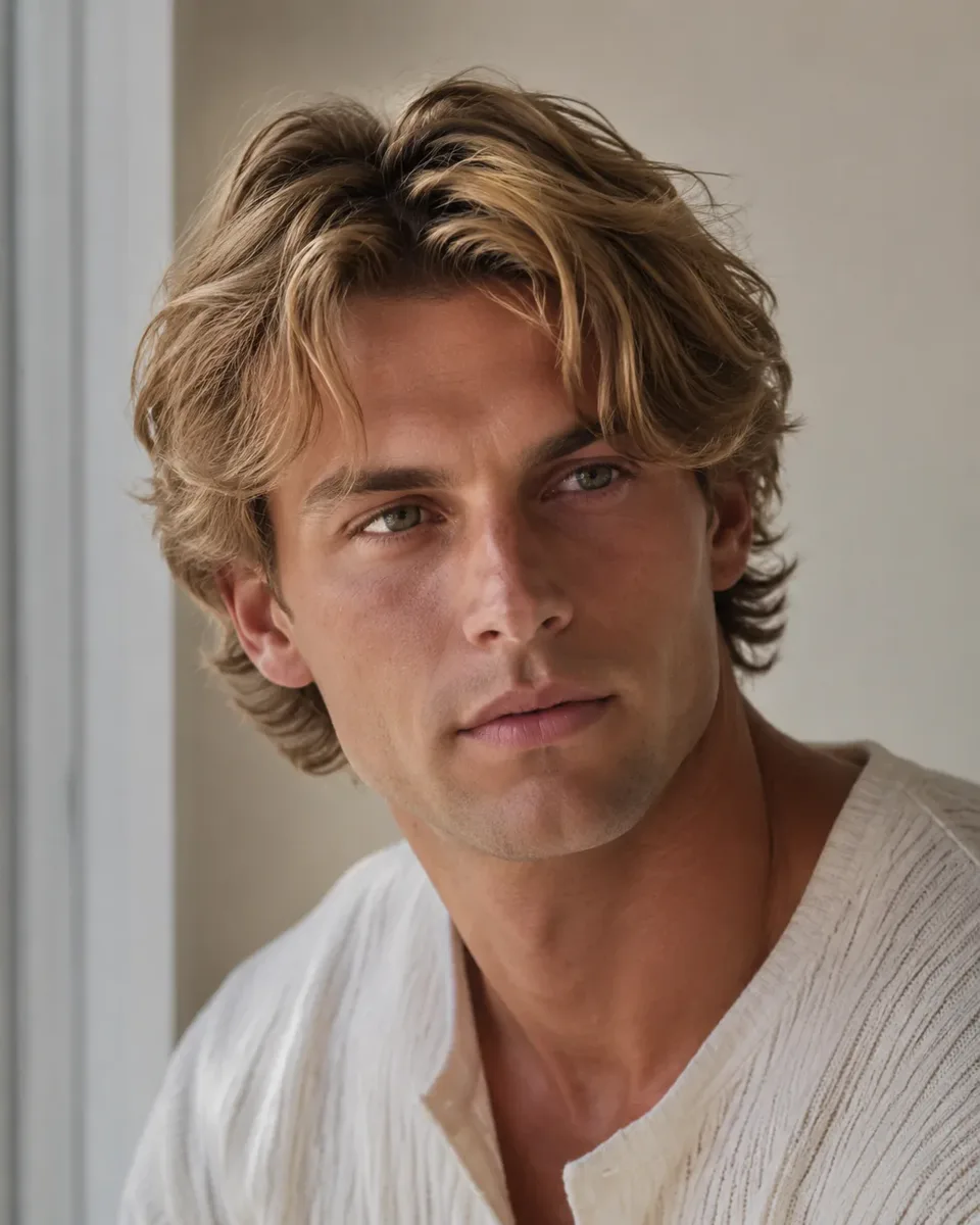 Honey blonde hair color example