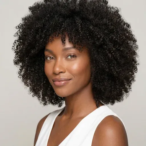 Curly Afro example
