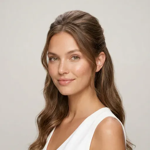 Half-Up Half-Down example